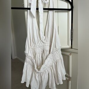 Ocean Drive Halter Open Back Top